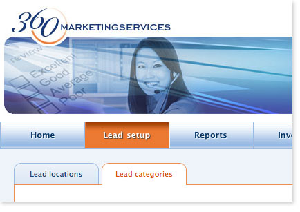 Elite SEM Supplier Portal customized for 360MarketingServices.com
