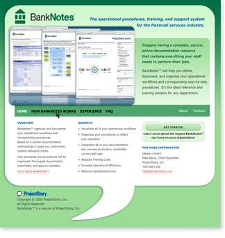 PSBankNotes.com home page